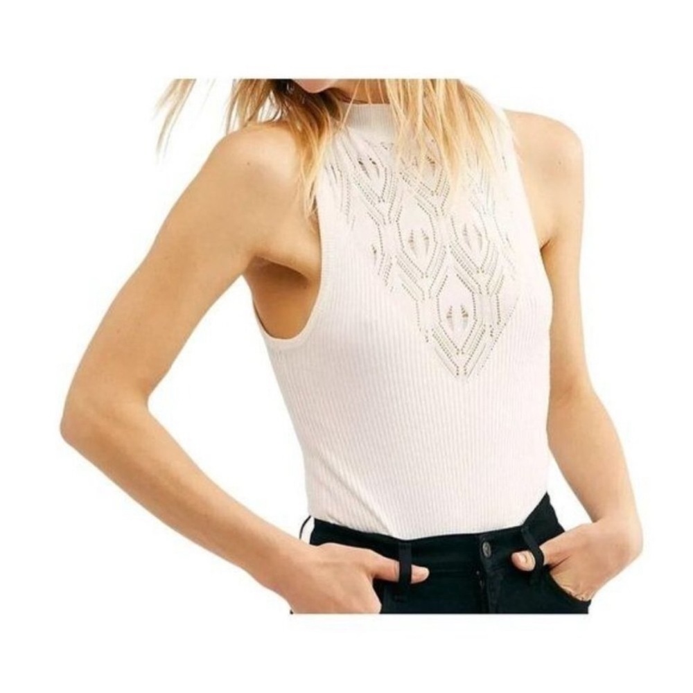 NWT Free people knit bodysuit M